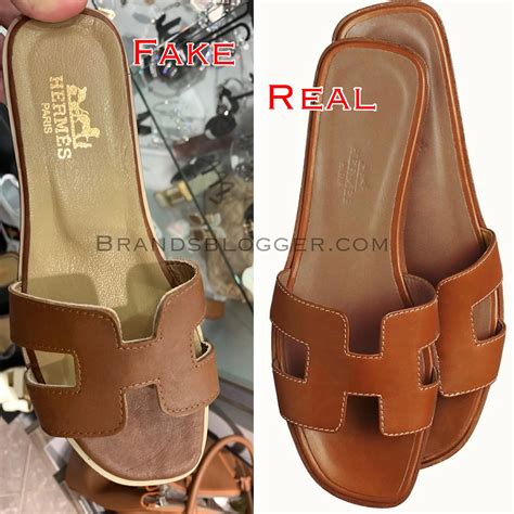 hermes real vs fake sandals|hermes immitation sandals.